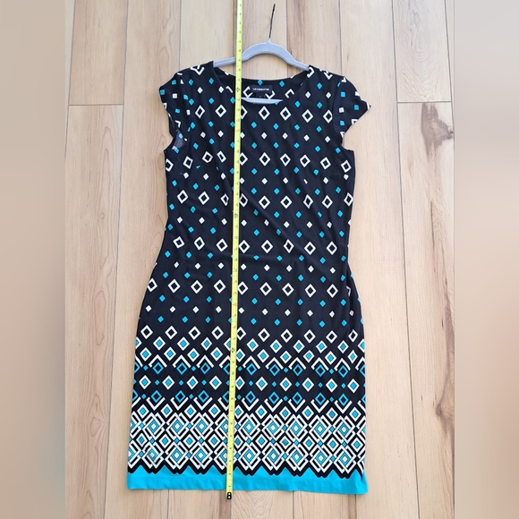 COPY - Liz Claiborne Geometric Print Sheath Dress Size M - Picture 11 of 11